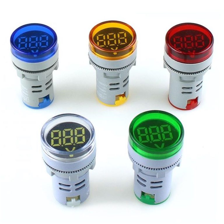 LED Voltmeter Signal Lights Digital Display Gauge Volt Voltage Meter